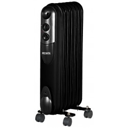 Масляный радиатор РЕСАНТА ОМПТ-7НЧ (67/3/13) (черный)