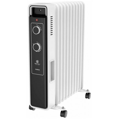 Масляный радиатор Royal Clima Parma ROR-PR11-2500M (белый/черный) 