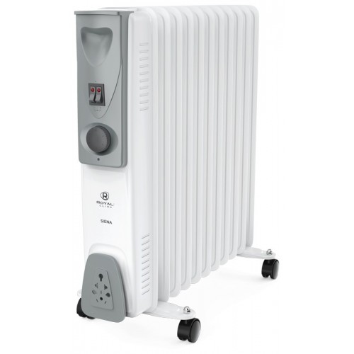 Масляный радиатор Royal Clima ROR-S11-2500M (белый/серый) 