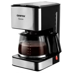 Кофеварка CENTEK CT-1144 (черный/серебристый)