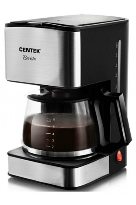 Кофеварка CENTEK CT-1144 (черный/серебристый) 