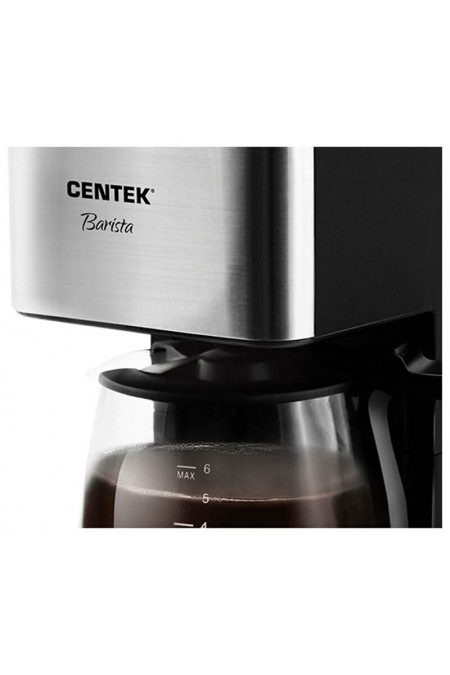 Кофеварка CENTEK CT-1144 (черный/серебристый) 1