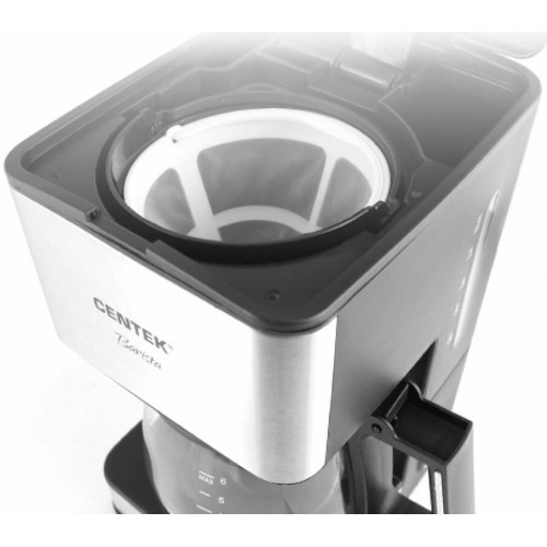 Кофеварка CENTEK CT-1144 (черный/серебристый) 5