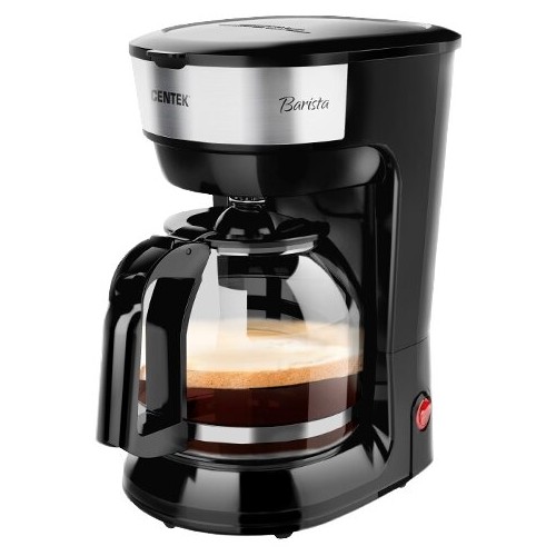 Кофеварка CENTEK CT-1147 (черный/серебристый) 