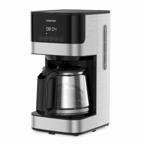 Кофеварка CENTEK CT-1150 (серебристый/черный) 