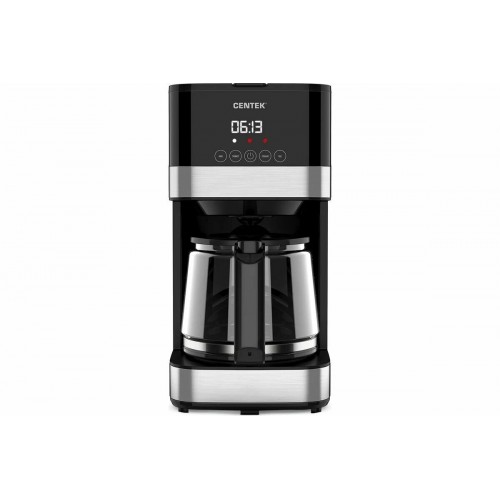 Кофеварка CENTEK CT-1150 (серебристый/черный) 2