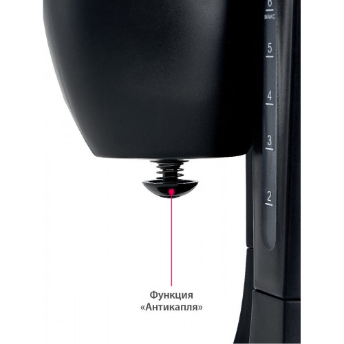 Кофеварка Delta DL-8153 (черный) 4