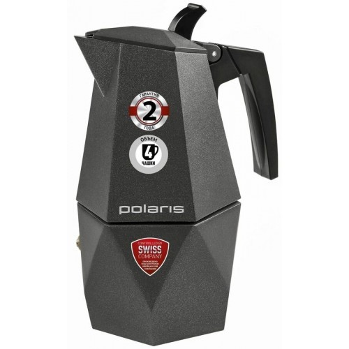 Кофеварка гейзерная Polaris Kontur 4C (серый) 9