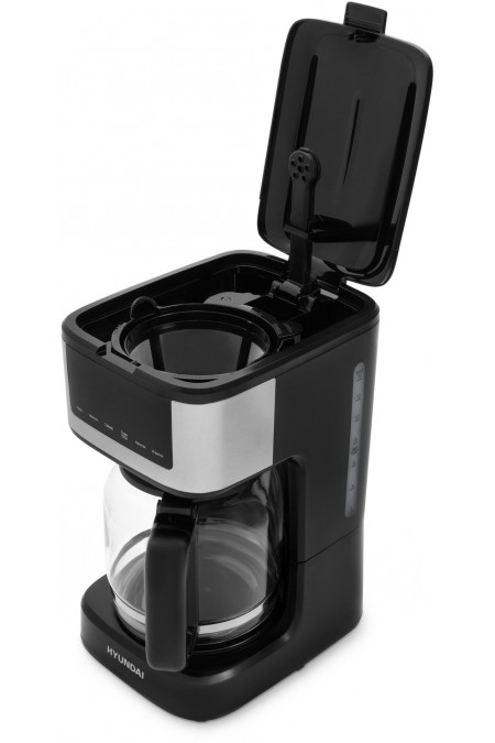 Кофеварка Hyundai HYD-1212 (черный/серебристый) 8
