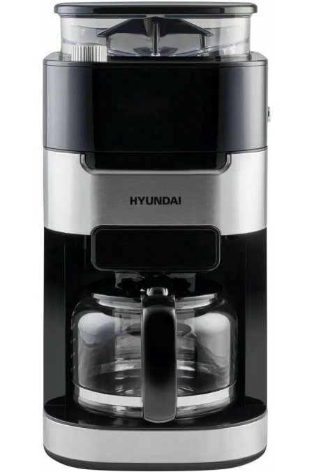 Кофеварка Hyundai HYD-1216 (черный/серебристый) 