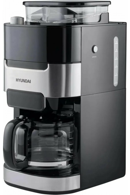 Кофеварка Hyundai HYD-1216 (черный/серебристый) 1