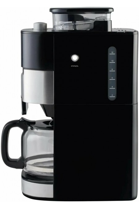 Кофеварка Hyundai HYD-1216 (черный/серебристый) 2