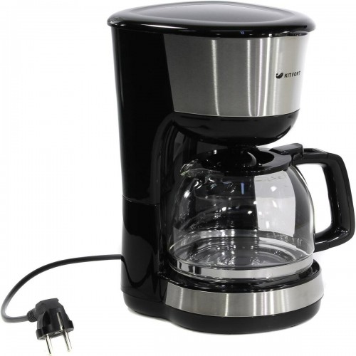 Кофеварка Kitfort KT-715 (черный/серебристый) 9