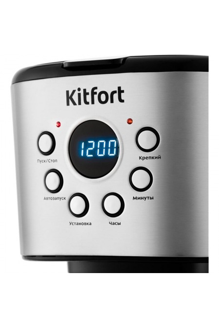 Кофеварка Kitfort КТ-728 (черный/серебристый) 1