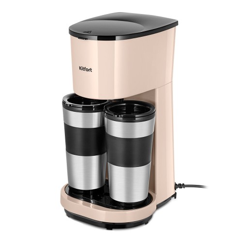 Кофеварка Kitfort КТ-7303 (бежевый) 
