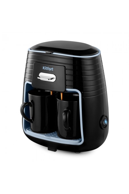 Кофеварка Kitfort КТ-7447 (черный) 