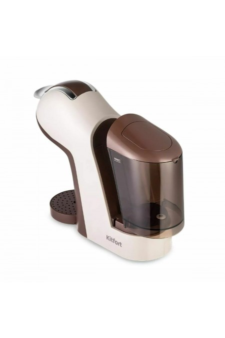 Кофеварка Kitfort KT-7448 (бежевый/коричневый) 6
