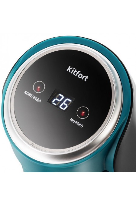 Кофеварка Kitfort KT-7457 (темно-бирюзовый/черный) 3