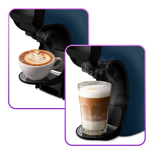 Кофеварка Kitfort КТ-7462 (синий/черный) 4