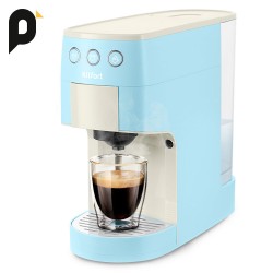 Кофеварка Kitfort КТ-7466 (голубой/белый)