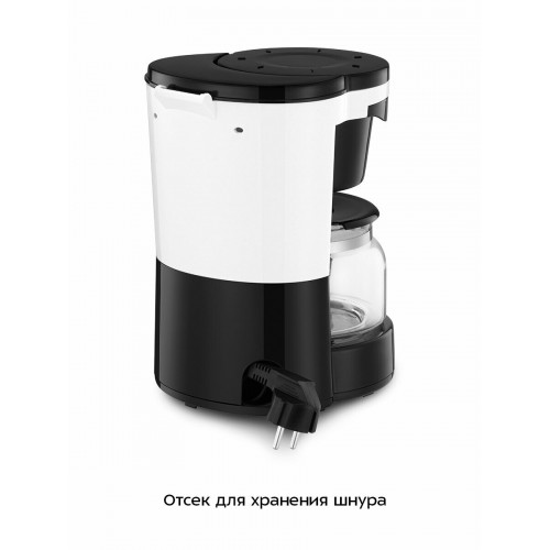 Кофеварка Kitfort КТ-7486 (черный/белый) 7