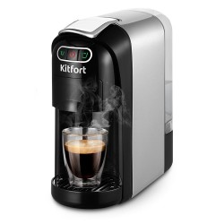 Кофеварка Kitfort КТ-7508 (серебристый/черный)