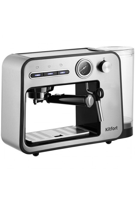 Кофеварка Kitfort КТ-7515 (серебристый) 