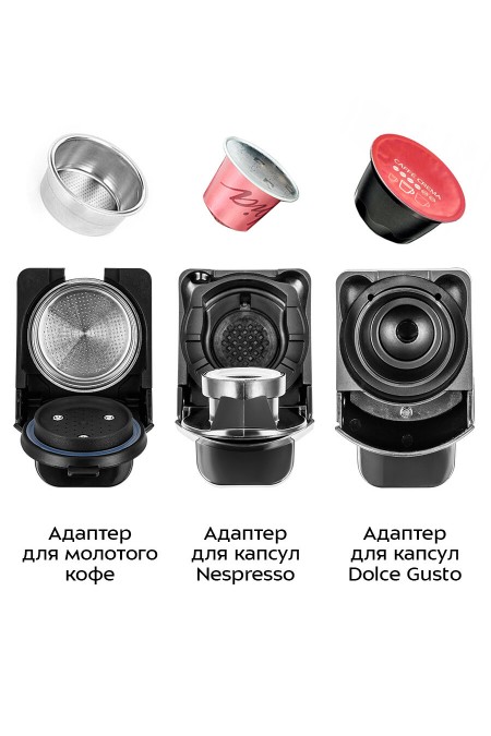 Кофеварка Kitfort КТ-7546 (черный/белый) 2