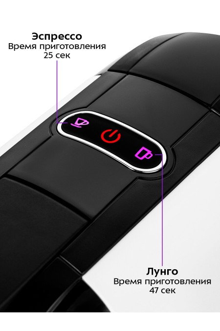 Кофеварка Kitfort КТ-7546 (черный/белый) 3