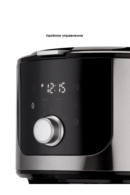 Кофеварка Kitfort КТ-782 (серебристый/черный) 1