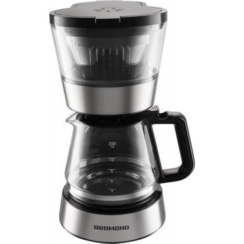 Кофеварка Redmond CM700 (серебристый/черный) 2
