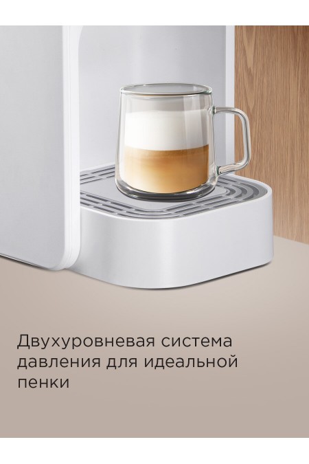 Кофеварка Redmond CM713 (белый) 3