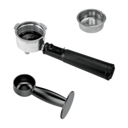 Кофеварка рожковая BBK BCM1500 (черный/нержавеющая сталь)