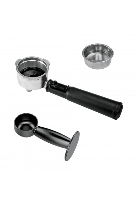 Кофеварка рожковая BBK BCM1500 (черный/нержавеющая сталь) 