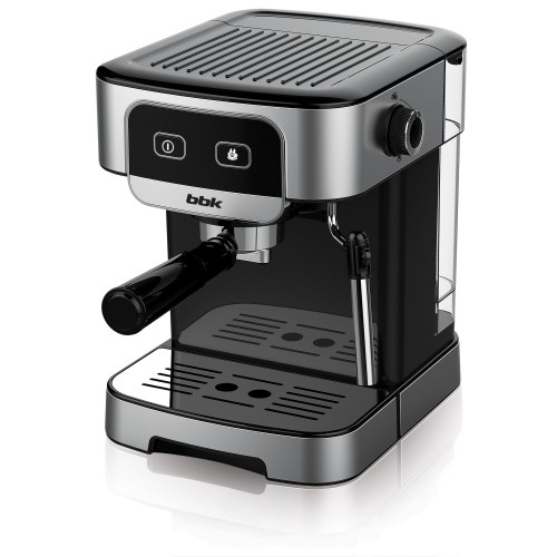 Кофеварка рожковая BBK BCM1500 (черный/нержавеющая сталь) 3