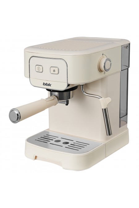 Кофеварка рожковая BBK BCM1504 (слоновая кость) 