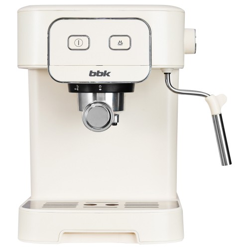 Кофеварка рожковая BBK BCM1504 (слоновая кость) 7