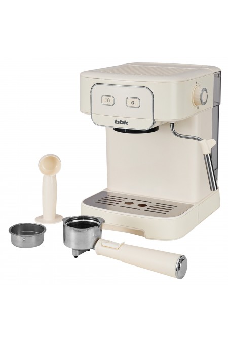 Кофеварка рожковая BBK BCM1504 (слоновая кость) 2