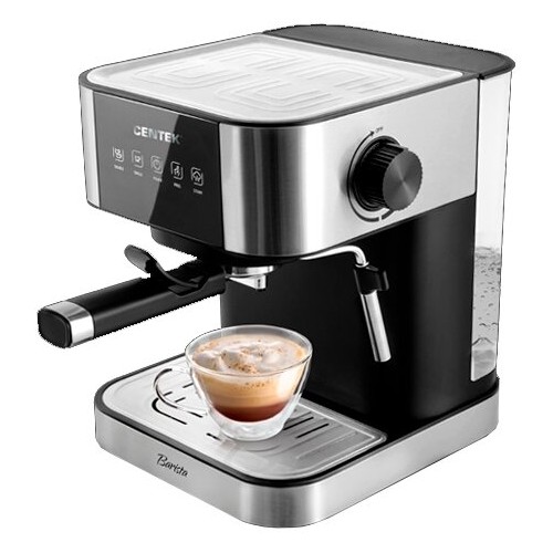 Кофеварка рожковая CENTEK CT-1164 (черный/серебристый) 