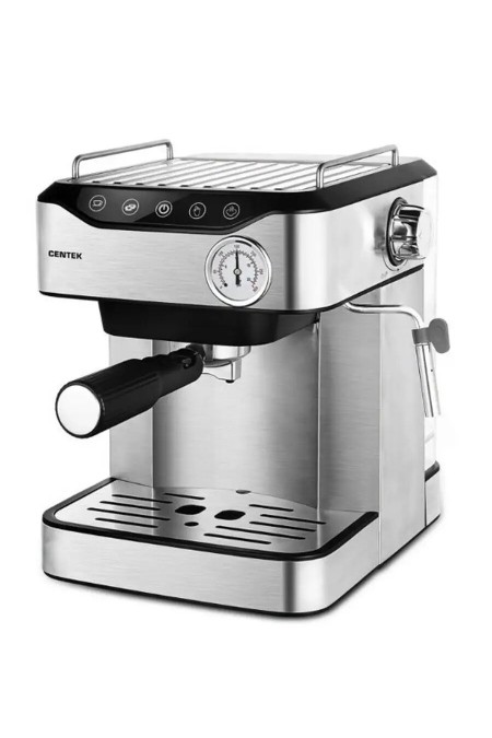 Кофеварка рожковая CENTEK CT-1166 (серебристый/черный) 