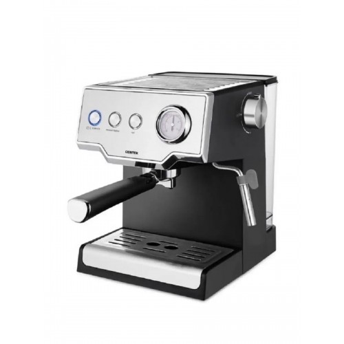 Кофеварка рожковая CENTEK CT-1167 (черный/серебристый) 