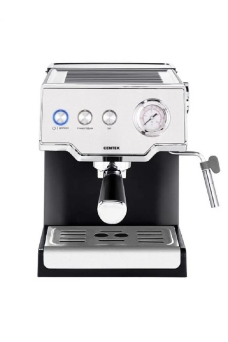 Кофеварка рожковая CENTEK CT-1167 (черный/серебристый) 1