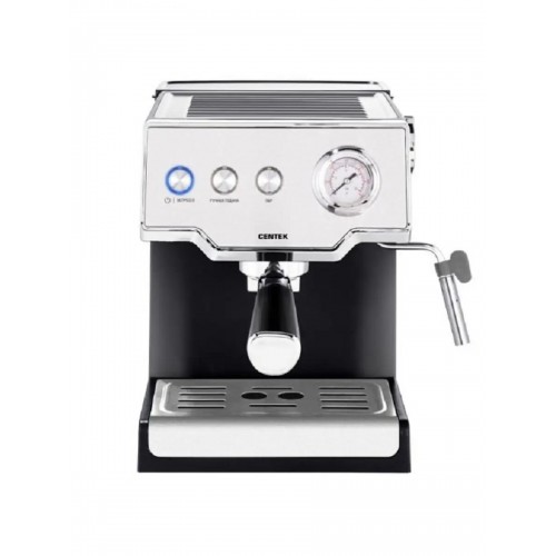 Кофеварка рожковая CENTEK CT-1167 (черный/серебристый) 1