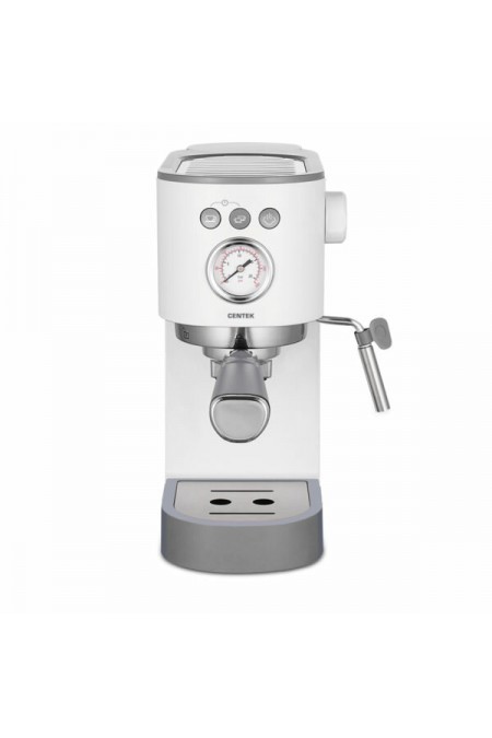 Кофеварка рожковая CENTEK CT-1168 (белый/серый) 1
