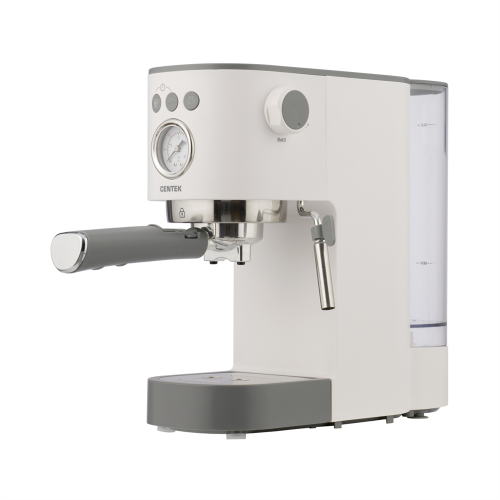 Кофеварка рожковая CENTEK CT-1168 (белый/серый) 2