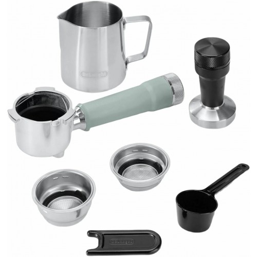 Кофеварка рожковая DeLonghi Dedica Duo EC890. GR (зеленый) 8