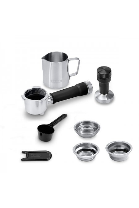 Кофеварка рожковая DeLonghi Dedica Duo EC890. M (серебристый) 7