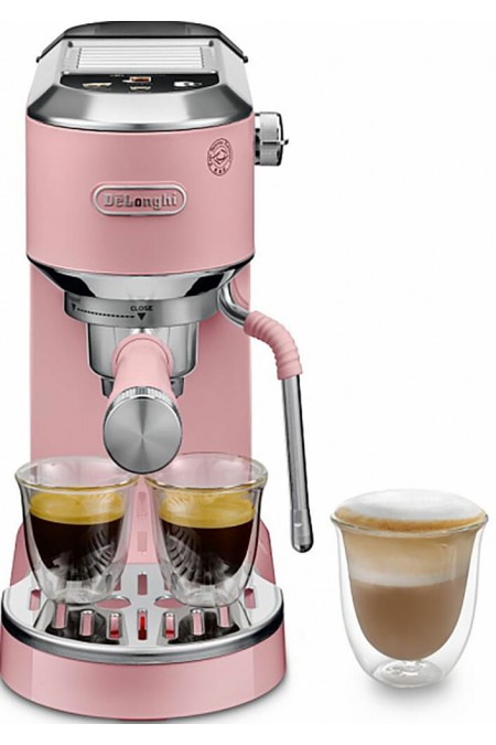 Кофеварка рожковая DeLonghi Dedica Duo EC890. PK (розовый) 1