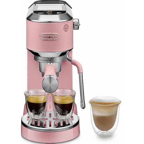 Кофеварка рожковая DeLonghi Dedica Duo EC890. PK (розовый) 1