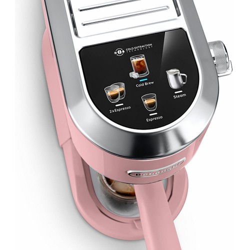 Кофеварка рожковая DeLonghi Dedica Duo EC890. PK (розовый) 2
